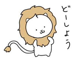 Mochi lion sticker #10065719