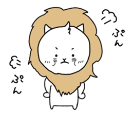 Mochi lion sticker #10065725