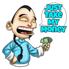 Master Fu Plays Online Game sticker #10065779