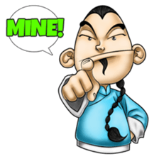 Master Fu Plays Online Game sticker #10065793