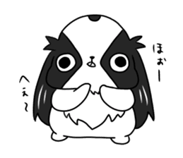 Japanese chin Mochio vol.1 sticker #10065827