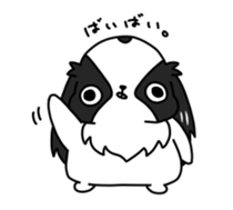 Japanese chin Mochio vol.1 sticker #10065830