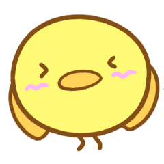Small chick Sticker