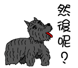 Wen with her black Ma Ma dog sticker #10066718