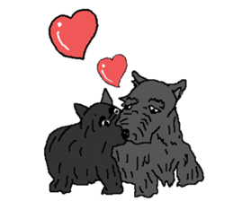 Wen with her black Ma Ma dog sticker #10066723