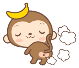 Monkey Happy sticker #10067728