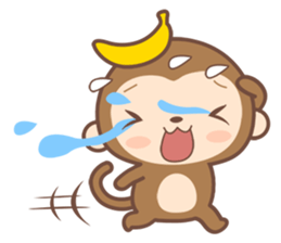 Monkey Happy sticker #10067738