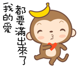 Monkey Happy sticker #10067759