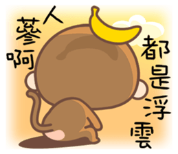 Monkey Happy sticker #10067765