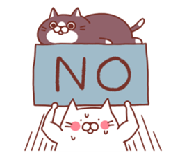 Twin cats nyansuke&kojiro 3 sticker #10068009