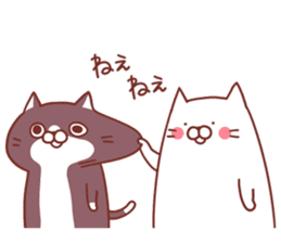 Twin cats nyansuke&kojiro 3 sticker #10068010