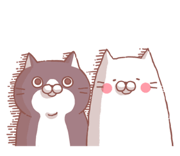 Twin cats nyansuke&kojiro 3 sticker #10068031