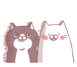 Twin cats nyansuke&kojiro 3 sticker #10068031