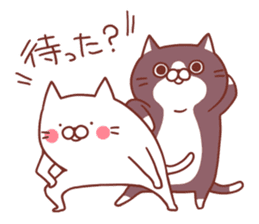 Twin cats nyansuke&kojiro 3 sticker #10068032