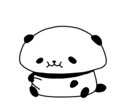 Fat panda 1 sticker #10068074