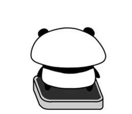 Fat panda 1 sticker #10068075
