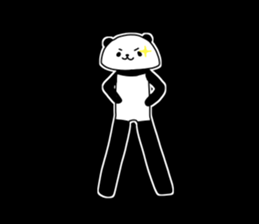 Fat panda 1 sticker #10068085