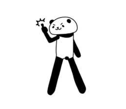 Fat panda 1 sticker #10068086