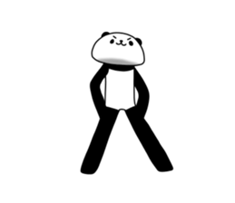 Fat panda 1 sticker #10068087