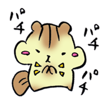 The chipmunk loves craft work. sticker #10068226