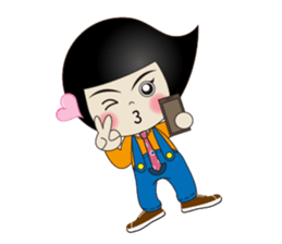 Mr. Comma sticker #10069464