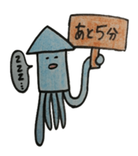 octopus and squid family sticker #10069560