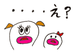 Dog&pottann sticker #10069675