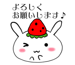 ichigo daifuku usagichan sticker #10070224