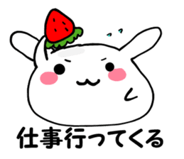 ichigo daifuku usagichan sticker #10070235