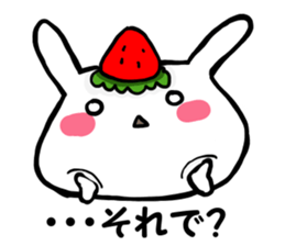 ichigo daifuku usagichan sticker #10070238