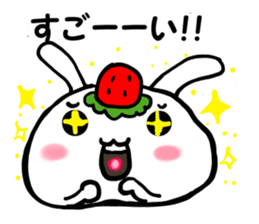 ichigo daifuku usagichan sticker #10070259