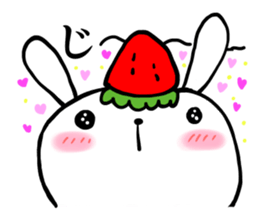 ichigo daifuku usagichan sticker #10070261