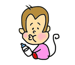 a yukimonkey sticker #10070435