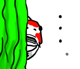 Nishikigoi in English(Colored carp) sticker #10070552