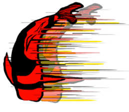 Nishikigoi in English(Colored carp) sticker #10070566