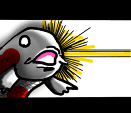 Nishikigoi in English(Colored carp) sticker #10070581