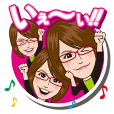 Cheerful FukuYumi sticker Ver2 sticker #10070627
