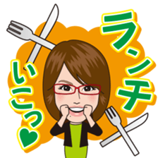 Cheerful FukuYumi sticker Ver2 sticker #10070642