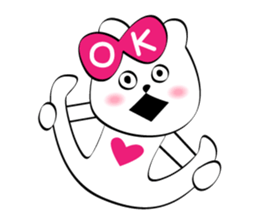 Cute white bears Vol.6 sticker #10070989