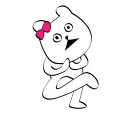 Cute white bears Vol.6 sticker #10070991