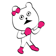 Cute white bears Vol.6 sticker #10070996