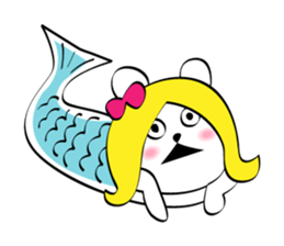 Cute white bears Vol.6 sticker #10071004