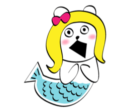 Cute white bears Vol.6 sticker #10071005