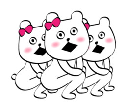 Cute white bears Vol.6 sticker #10071007