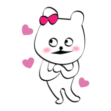 Cute white bears Vol.6 sticker #10071008