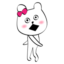 Cute white bears Vol.6 sticker #10071013