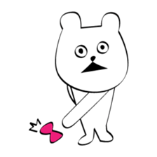 Cute white bears Vol.6 sticker #10071015