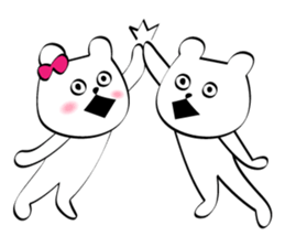 Cute white bears Vol.6 sticker #10071017