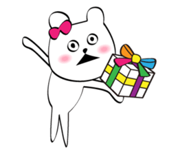 Cute white bears Vol.6 sticker #10071019