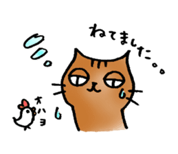 A cat named Torata6 in spring sticker #10071037
